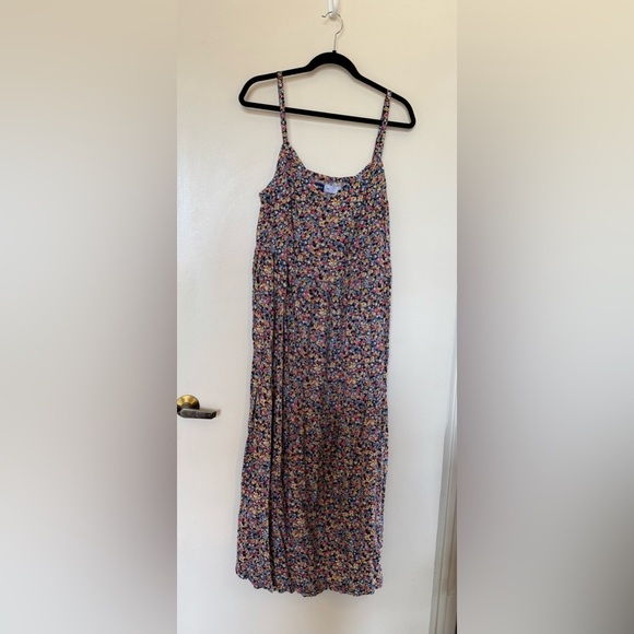 Old Navy Floral Print Adjustable Strap Cami Tiered Dress in Size 2X - Picture 4 of 10